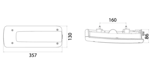 Volvo LC10 LED lumină spate stânga