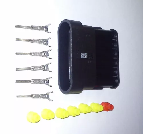 Conector cu 6 poli (jos)