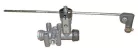 Supapă de nivelare cu arc pneumatic