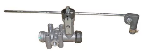 Supapă de nivelare cu arc pneumatic