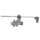 Supapă de nivelare cu arc pneumatic