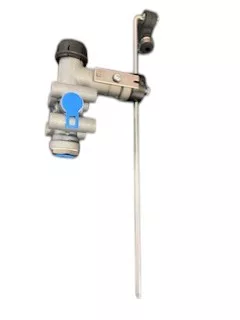 Supapă de nivelare cu arc pneumatic