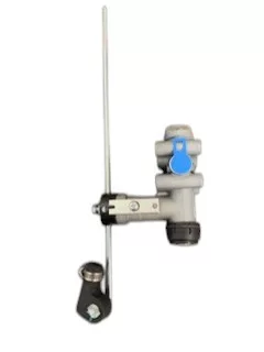 Supapă de nivelare cu arc pneumatic