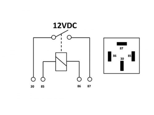 RELEU AUTO 12V 30Amp
