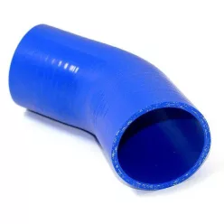 Cot țeavă silicon 45° FI38*150