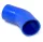 Cot țeavă silicon 45° FI38*150