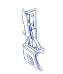 MB Citaro (model nou) lumina de ceață bara de protecție colț dreapta