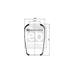 Element de cauciuc pentru arc pneumatic