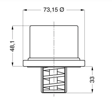 Termostat 82°C