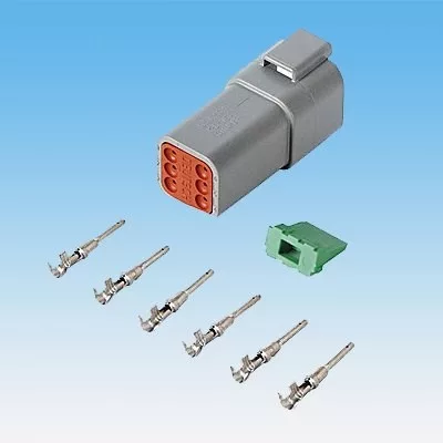 Conector AMP 6 poli.