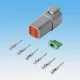 Conector AMP 6 poli.