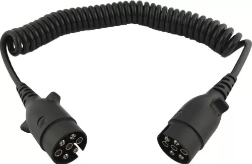 Cablu electric spiralat 12V cu fișe din plastic