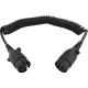 Cablu electric spiralat 12V cu fișe din plastic