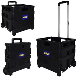 Cutie de depozitare pliabilă pe roți