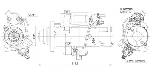 Starter Renault/Volvo