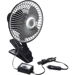 Ventilator 15cm cu clemă 12V