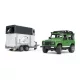 Land Rover Defender cu cutie pentru cai