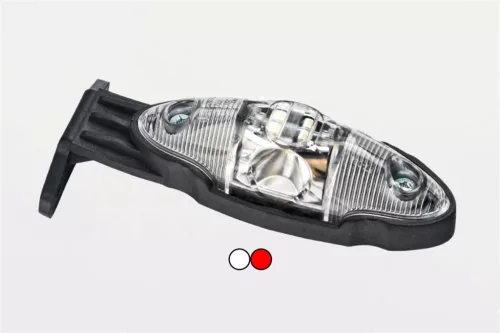 LED indicator de lățime cu suport roșu/alb