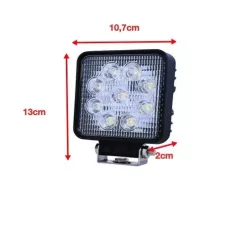 Lampă de lucru 9 LED cub 9*1W 30mm difuzor