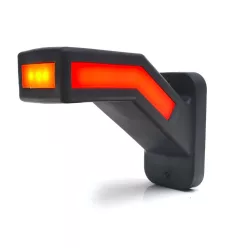 Far de cauciuc LED p/f/s stânga 45° (W168.2)