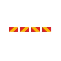 Tablă reflectorizantă cu dungi (4pcs)132*285