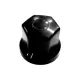 Capac cu șurub mic Negru 32mm