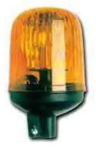 Baliză rotativă intermitentă pentru montare pe tub 24V