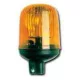 Baliză rotativă intermitentă pentru montare pe tub 24V
