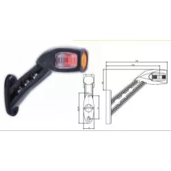 Indicator de lățime p/f/s incandescent