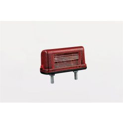 Bec pentru plăcuța de înmatriculare (roșu)