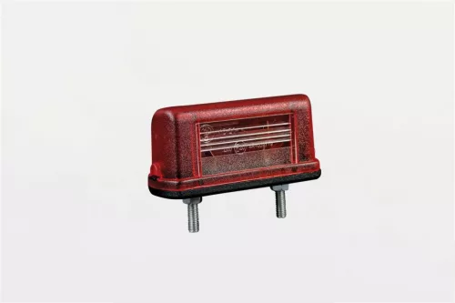 Bec pentru plăcuța de înmatriculare (roșu)
