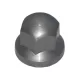 Capac cu șurub 32mm gri