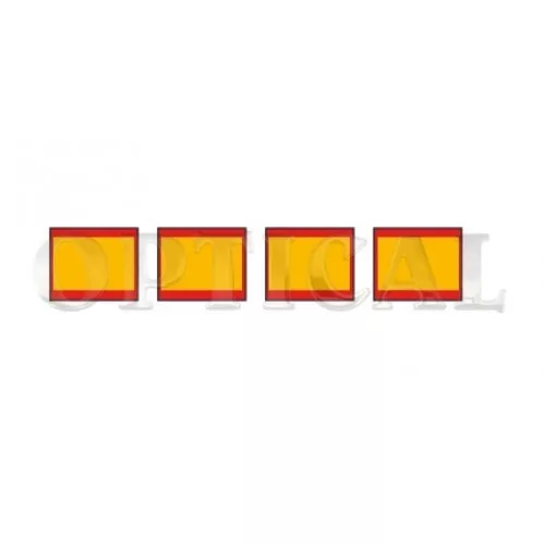Tablă reflectorizantă încadrată 285x196 (4pcs) Autocolant