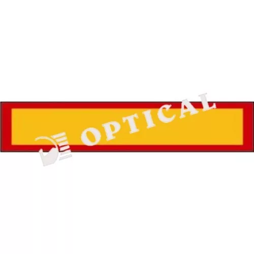 Tablă reflectorizantă încadrată 1130x195mm Autocolant