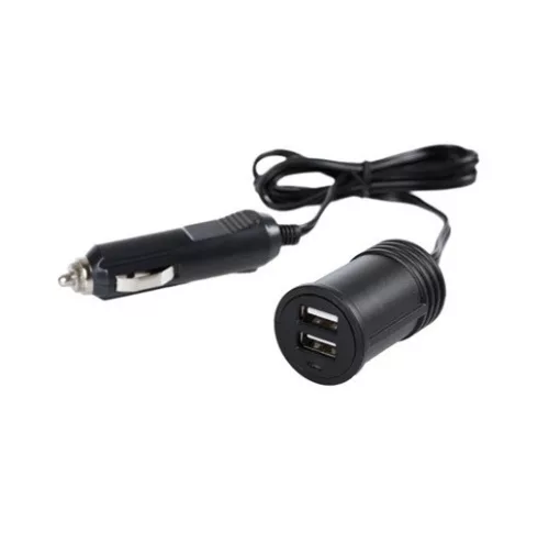Usb încărcător brichetă dublă 12/24V 100cm