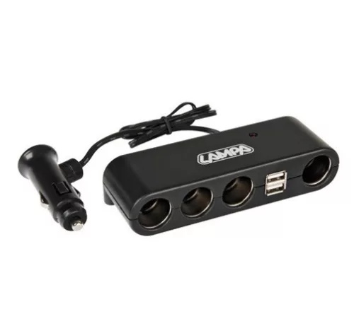 Distribuitor brichetă + 2usb 12/24V max 5A
