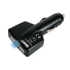 Încărcător pentru bricheta de țigară 2xUSB 12/24V