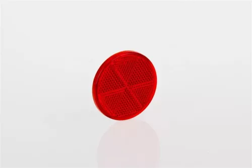 Prismă rotundă autoadezivă (60mm) roșu