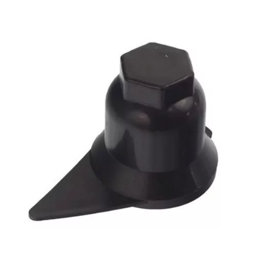Capac cu șurub negru 32mm cu indicator de slăbire