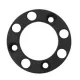 Disc decorativ cu 8 găuri (plastic)