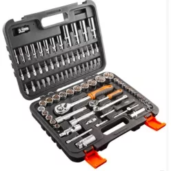 Set de unelte 86 piese 1/2", 1/4"