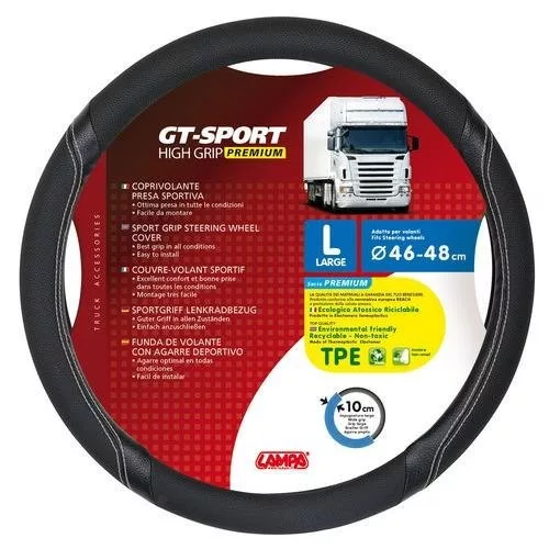Protecția ghidonului negru "GT-SPORT" 46-48 cm "L"