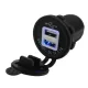 Încărcător pentru bricheta de țigară 2xUSB, 12-24V, 3100mA