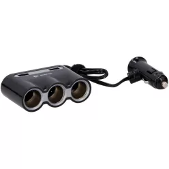 Distribuitor brichetă 3x priză + 2xUSB 2,4+1A