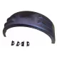 Arcul apărătorii de noroi 400x1280x640mm