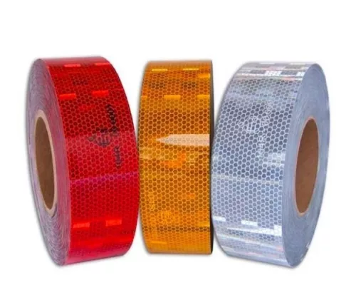 Bandă reflectorizantă albă