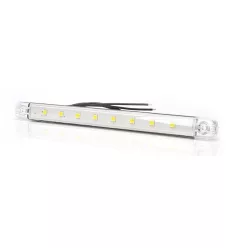 Iluminator interior 8 LED 24V (subțire)