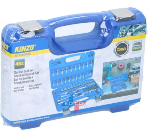 Set de șuruburi cu clichet, din piele 46pcs