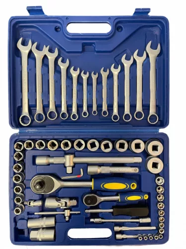 Set de șuruburi și chei într-o cutie 61pcs