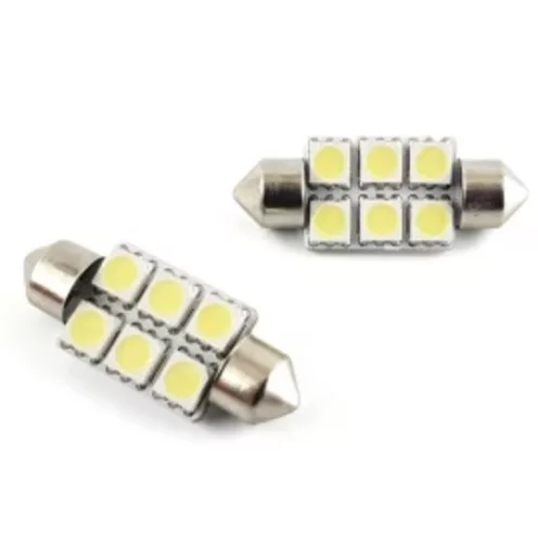Bec LED CANBUS C5W 12V (2 buc)